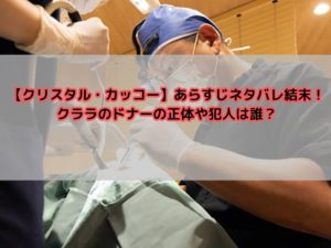 【クリスタル・カッコー】あらすじネタバレ結末！クララのドナーの正体や犯人は誰？